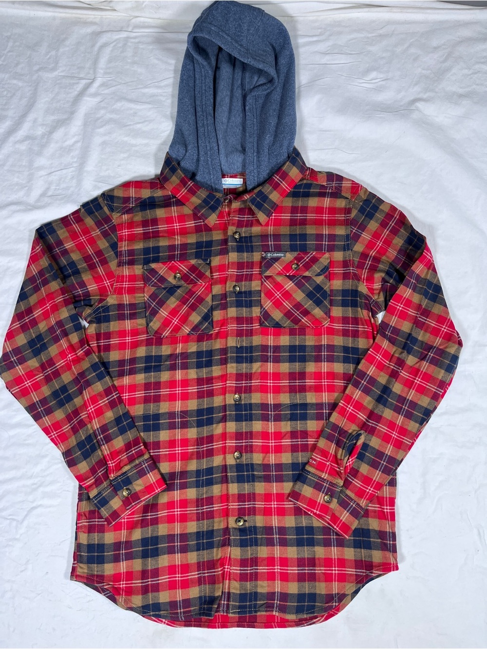 Columbia Hooded Flannel Men’s Size Small